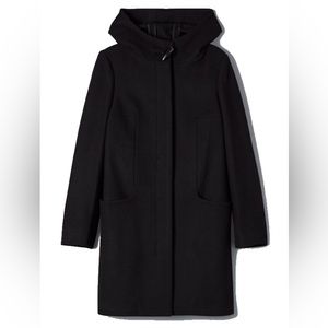 Aritzia Babaton black wool coat 2XS - never worn